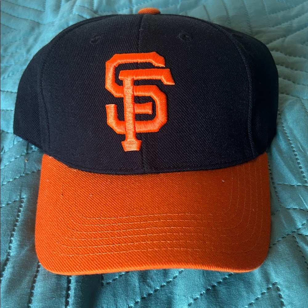 Black and Orange Baseball Cap